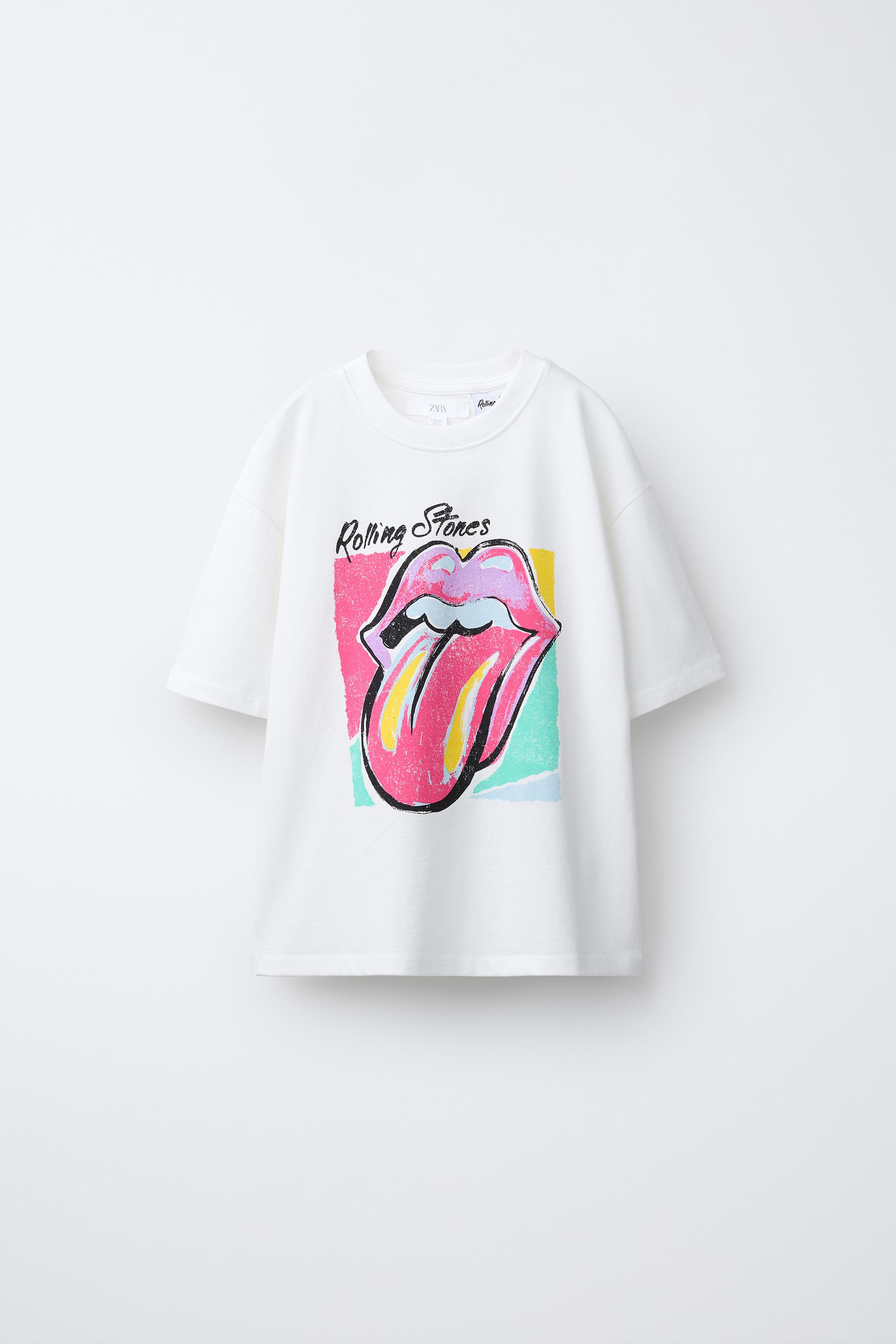 T-SHIRT IMPRIMÉ ROLLING STONES
